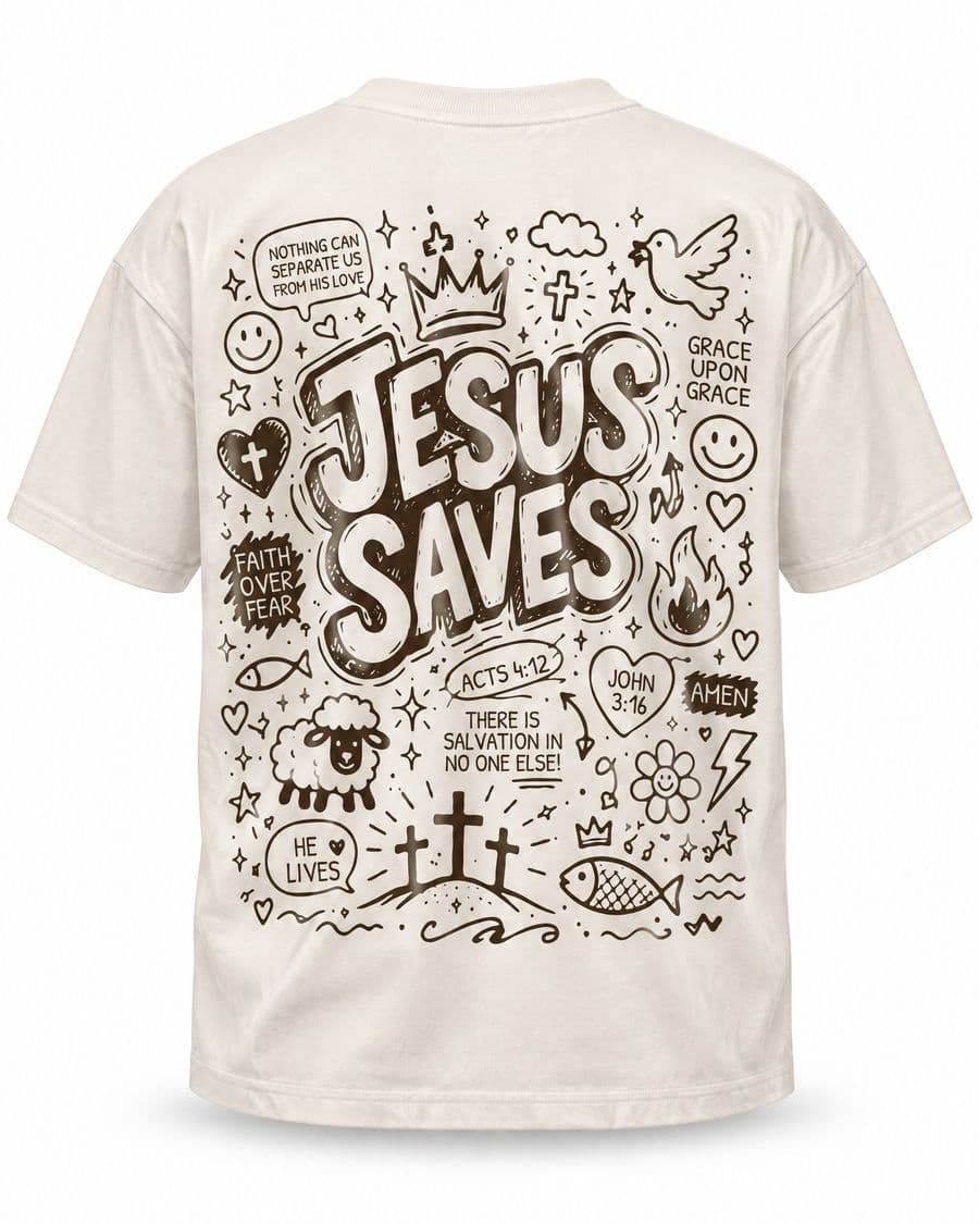 Jesus Saves en Hueso