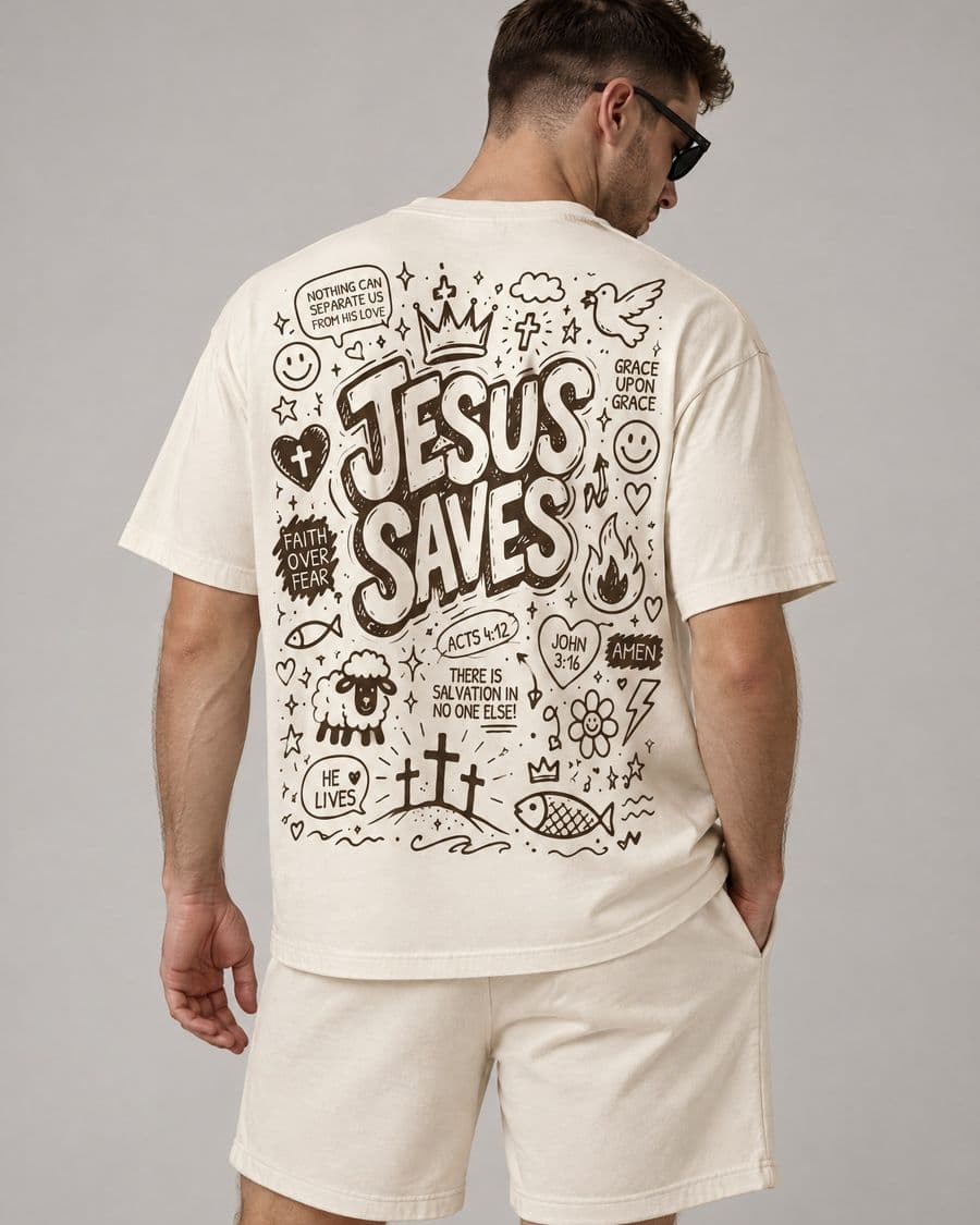 Jesus Saves en Hueso
